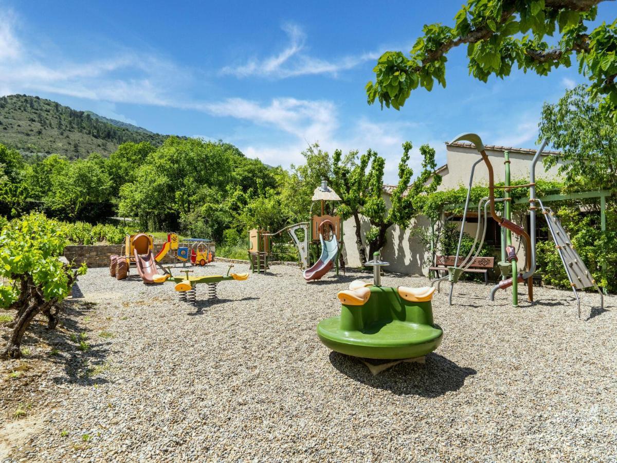 Classy Holiday Home In Les Vans With Pool Chambonas Exterior foto